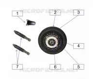 MOTOR / AMORTECEDOR TRASEIRO