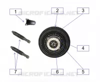 MOTOR / AMORTECEDOR TRASEIRO