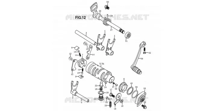 PEDAL DE ENGRENAGEM