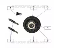 MOTOR / AMORTECEDOR TRASEIRO