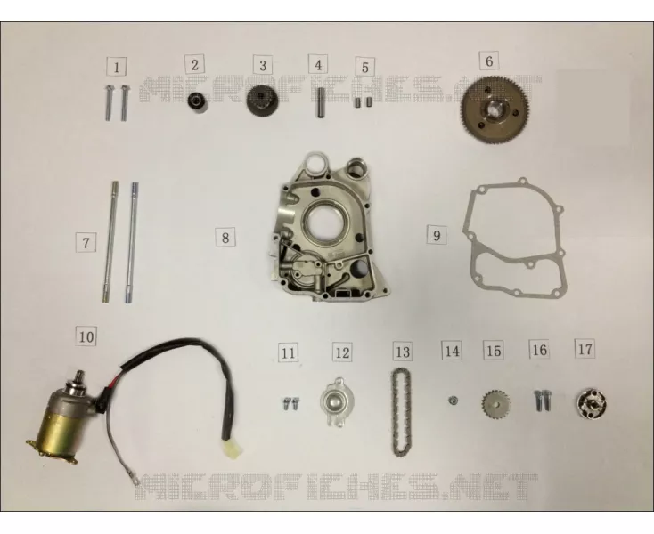 MOTOR DE ARRANQUE / BOMBA DE OLEO