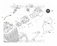 MOTOR / INJEÇÃO / PEDAL DE ENGRENAGEM
