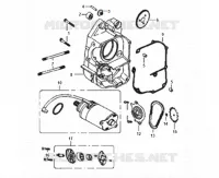 BOMBA DE ÓLEO / MOTOR DE ARRANQUE / CARTER DIREITA