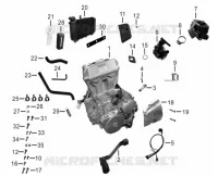 INJEÇÃO / PEDAL DE ENGRENAGEM / RADIADOR